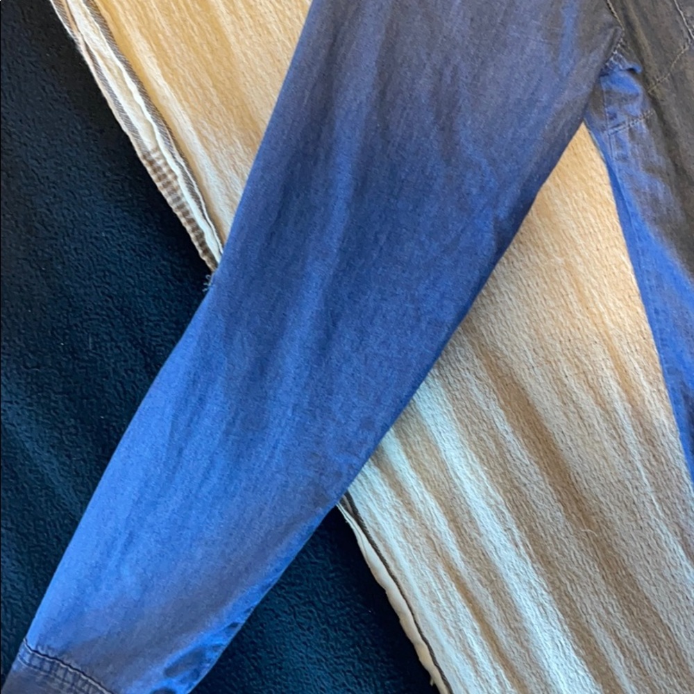 C’est Toi Denim blue long sleeve shirt - Picture 3 of 3